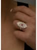 DIA DIAMONDS Vergold. Ring mit Diamanten und Edelsteinen