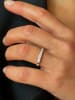 DIA DIAMONDS Zilveren ring met diamanten