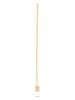DIA DIAMONDS Pozłacany naszyjnik z zawieszką - dł. 40 cm