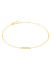 DIA DIAMONDS Vergold. Armkette mit Diamanten