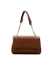 maison héritage PARIS Leren schoudertas "Tiva" camel - (B)32 x (H)18 x (D)10 cm