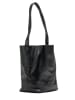 maison héritage PARIS Leren schoudertas "Figa" zwart - (B)20 x (H)27 x (D)15 cm