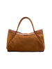 maison héritage PARIS Skórzany shopper bag "Luce" w kolorze karmelowym - 40 x 21 x 14 cm