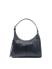 maison héritage PARIS Leder-Schultertasche "Onda" in Schwarz - (B)35 x (H)22 x (T)8 cm