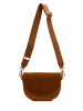 maison héritage PARIS Leren schoudertas "Zest" camel - (B)24 x (H)19 x (D)9 cm