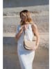 maison héritage PARIS Leren schoudertas "Zest" taupe - (B)24 x (H)19 x (D)9 cm