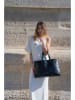 maison héritage PARIS Leren shopper "Gianni" zwart - (B)48 x (H)30 x (D)11 cm