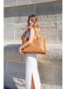 maison héritage PARIS Leder-Shopper "Gianni" in Camel - (B)48 x (H)30 x (T)11 cm