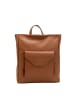maison héritage PARIS Leren rugzak "Fiori" camel - (B)29 x (H)34 x (D)10 cm