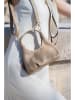 maison héritage PARIS Leder-Henkeltasche "Costa" in Taupe - (B)20 x (H)10 x (T)10 cm