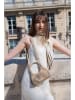 maison héritage PARIS Leder-Henkeltasche "Costa" in Taupe - (B)20 x (H)10 x (T)10 cm