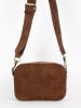 maison héritage PARIS Leder-Umhängetasche "Saga" in Braun - (B)21 x (H)15 x (T)6 cm