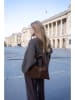 maison héritage PARIS Leder-Henkeltasche "Eira" in Braun - (B)34 x (H)17 x (T)1 cm
