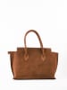 maison héritage PARIS Leder-Henkeltasche "Pretti" in Braun - (B)34 x (H)21 x (T)13 cm