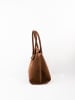 maison héritage PARIS Leder-Henkeltasche "Pretti" in Braun - (B)34 x (H)21 x (T)13 cm