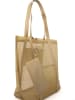 maison héritage PARIS Shopper "Blues" goudkleurig - (B)35 x (H)52 x (D)20 cm
