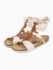Sunbay Sandalen "Joelle" in Creme/ Hellbraun