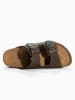 Sunbay Leder-Pantoletten "Trefle" in Braun