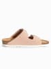 Sunbay Leren slippers "Trefle" lichtroze