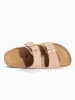 Sunbay Leren slippers "Trefle" lichtroze
