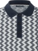 Maerz Muenchen Poloshirt in Dunkelblau/ Weiß