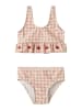 Lil Atelier Bikini "Finley" w kolorze jasnoróżowo-kremowym