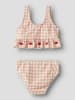 Lil Atelier Bikini "Finley" w kolorze jasnoróżowo-kremowym