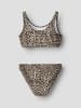name it Bikini "Animal" w kolorze czarno-beżowym