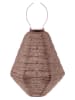 Lumiz Ledsolarlantaarn "Mosaic Can'' bruin - (H)37,5 x Ø 30 cm