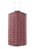 Lumiz Lampion solarny LED "Folia Cylinder" w kolorze miedzianym - wys. 50 x Ø 28 cm