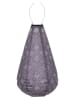 Lumiz Lampion solarny LED "Topaze Drop" w kolorze fioletowym - wys. 48 x Ø 28 cm
