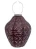 Lumiz Ledsolarlantaarn ''Mandela Jar'' paars - (H)34 x Ø 30 cm