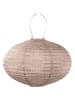 Lumiz Lampion solarny LED "Paisley Oval" w kolorze beżowym - wys. 27 x Ø 40 cm