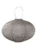 Lumiz Lampion solarny LED "Paisley Oval" w kolorze szarobrązowym - wys. 27 x Ø 40 cm