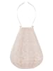 Lumiz LED-Solarlaterne ''Lace Tulip'' in Rosa - (H)22,5 x Ø 20 cm