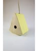 AM Design Vogelhaus "Pyramide" in Gelb - (B)17 x (H)20 x (T)12 cm