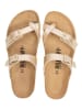 billowy Teenslippers goudkleurig