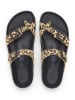 billowy Teenslippers lichtbruin