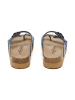 billowy Leren teenslippers lichtblauw