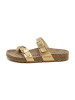 billowy Teenslippers goudkleurig
