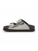 billowy Slippers zilverkleurig