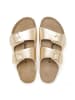 billowy Pantoletten in Gold