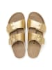 billowy Pantoletten in Gold