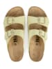 billowy Leren slippers lichtgroen