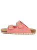 billowy Leren slippers lichtroze