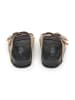 billowy Leren slippers bruin