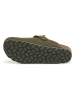 billowy Skórzane chodaki w kolorze khaki