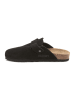 billowy Leren clogs zwart