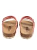 billowy Leren slippers roze
