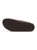 billowy Leren slippers bruin